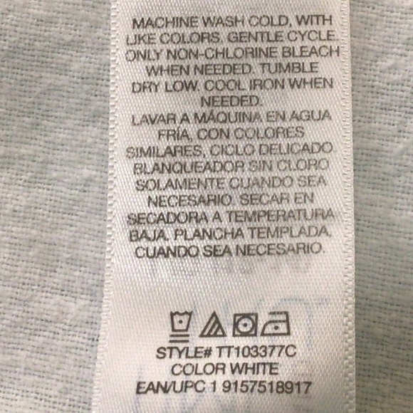 Time and Tru White Swimsuit Cover - Picture 4 of 4